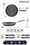 A1 Series Scratchdefense Non-Stick 3-Piece Frying Pan Set - 22cm, 26cm, 28cm - 3