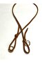 Spagetti Model Faux Leather Bag Handle / 120 cm - 7 mm - 2