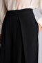 Wide Leg Zippered Crepe Trousers I5181Ax26Au - 4