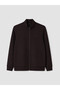 Rmz Gi̇yi̇m Farkiyla Dik Roba Collar Men's Zipper Sweatshirt