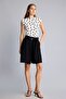 Pleated Short Leg Fluid Fabric Capri I7634Ax26Hs