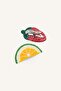 2-Piece Fruit Figured Knitted Hair Accessory for Baby Girl I3140A5Ns - 2