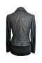 B1000 - Genuine Leather Women's Black Biker Jacket - 3