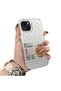 iPhone 13 Mini Compatible Hard Acrylic Back Silicone Edge Lens Protection Rabbit Case