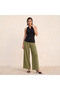 PLEAT STRAIGHT PANTS - 2