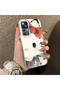 Xiaomi Mi 12T/12T Pro Compatible Hard Acrylic Back Silicone Edge Lens Protection Kitty Case - 2