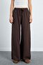 Tie-Waist Linen Look Trousers - 6
