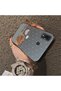 Samsung Galaxy A30/A20 Compatible Hard Acrylic Back Silicone Edge Lens Protection Rabbit Case - 4