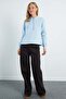 3 Threaded Stopper Hooded Oversized Sweatshirt - 4