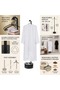 Bakhoor Burning Clothes Hanger Stand, Adjustable Incense Smoke Garment Rack with Removable Ashtray - 5