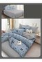 Double Bedding Sets - Blue - Flat - 2