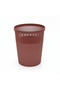 Ribbed Plastic Dustbin - 30×22 cm - Teal Blue / Rose - 5