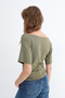 Side Gathered T-Shirt P1913 - 6