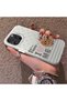 iPhone 16 Pro Max Compatible Hard Acrylic Back Silicone Edge Lens Protection Rabbit Case - 3