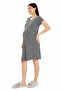 Myra9585 Maternity Nightgown with Side Snap Fasteners - 3