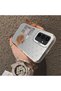 Samsung Galaxy A54 Compatible Hard Acrylic Back Silicone Edge Lens Protection Rabbit Case - 4