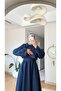Molly Nelly Women's Long Hijab Trench Dress - 5