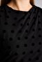 Crew Neck Polka Dot Gathered Tulle Sleeveless Midi Dress I6281Ax26Au - 4