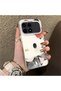 Xiaomi Redmi K90 5g Compatible Hard Acrylic Back Silicone Edge Lens Protection Kitty Case - 2