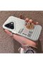 iPhone 16 Compatible Hard Acrylic Back Silicone Edge Lens Protection Rabbit Case - 3
