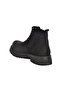 Black Nubuck Genuine Leather Men's Chelsea Boots - 4