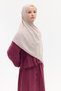 Plain Rami Shawl - Cream - 2