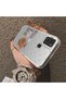Samsung Galaxy A21S Compatible Hard Acrylic Back Silicone Edge Lens Protection Rabbit Case - 4
