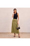 LACE EMBELLISHED COLUMN SKIRT - 2