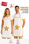 Punchera 2Li Paket Punch Embroidered Liquid Waterproof Kitchen Apron
