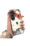 Tecno Camon 40(Cm5) Compatible Hard Acrylic Back Silicone Edge Lens Protection Kitty Case
