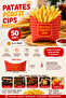 Potato Porfit Chips Box Small Size 50 Pack 21 X 13 cm - 2