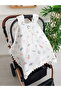 Stroller Cover with Zipper, Muslin, Newborn Baby Products