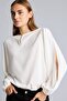 Oversize Crew Neck Crepe Long Sleeve Blouse I8697Ax26Au
