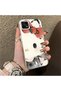 Realme C21 Compatible Hard Acrylic Back Silicone Edge Lens Protection Kitty Case - 2