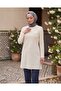 1451_Women'S, Long-Sleeved Crew Neck 100% Cotton Flexible Comfortable Fit Tunic - Embroidered Basic Hijab Tunic - 3