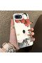 iPhone 16E Compatible Hard Acrylic Back Silicone Edge Lens Protection Kitty Case - 2