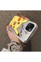 iPhone 13/14 Compatible Hard Acrylic Back Silicone Edge Lens Protection Cartoon Case - 4