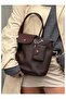 Loren Women's Mini Charm Detailed Parachute Fabric Shoulder Bag/Casual Bag - 5
