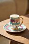Brenda 6-person porcelain coffee cup set - 90 ml - 2