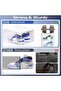 6 Pack Clear Stackable Shoe Storage Boxes with Magnetic Front Door, Transparent Plastic Organizer - 2