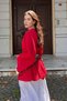Red Voluminous Blouse - 3