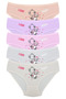 Onurel 5-Pack Cotton Girls' Cotton Lycra Girls' Underwear - 7