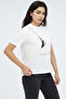 Paraşütlü Kedi Baskılı Basic T-Shirt - 6