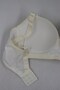 Unpadded Underwire-Free White Ribbon Detailed Bra - 5