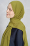 Rami shawl - oil green - 6