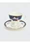 LCW HOME Mixed Flower Printed 2-Person Porcelain Coffee Cup Set - 6