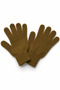 Unisex Full-Fingered Brown Knitwear Gloves - 4