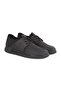Women's Casual Sneaker Genuine Nubuck Leather Flexible Sock Collar Lace-Up Monochrome Rubber Sole Shoes Lz58 - 3