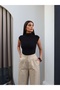 Pipe Leg Buttoned Trousers - 3