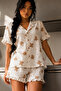 Women's Cool Elastane Snow White Pajama Set - 2